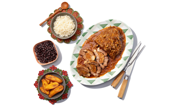 Cuban-Style Chorizo-Stuffed Pot Roast