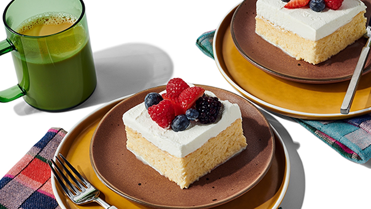 Tres Leches Cake with Fresh Berries