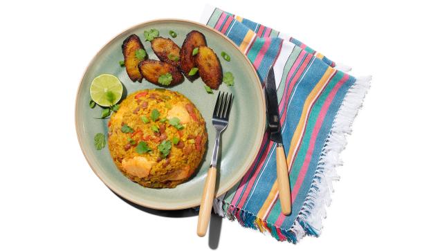 Arroz Mamposteao con Pescado (Puerto Rican–Style Fried Rice with Fish)