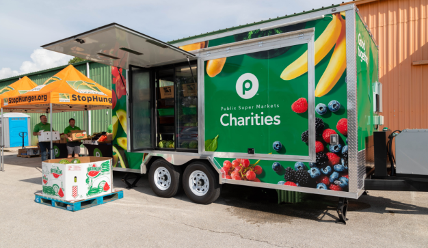 Camión de comida de Publix Charities