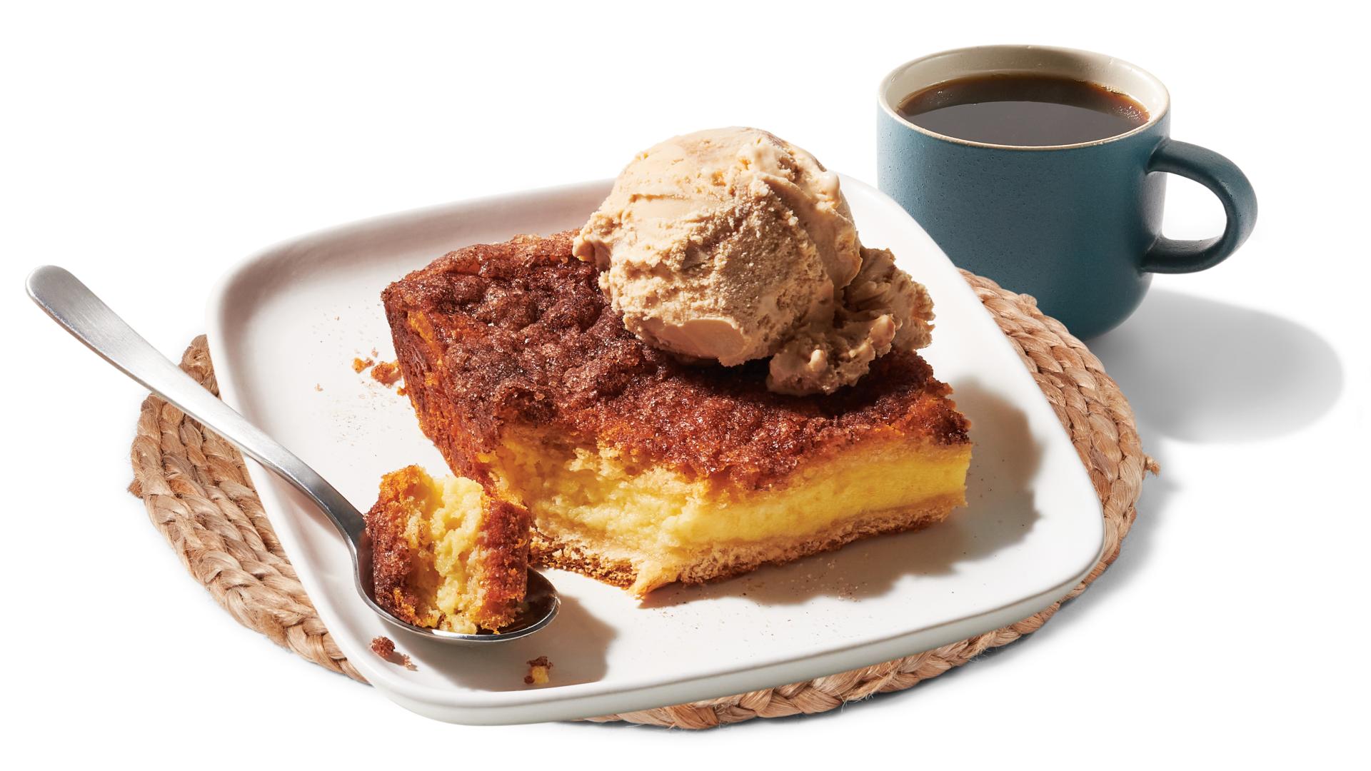 Barras de Pastel de Queso y Churro