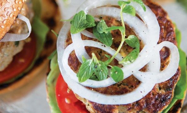 Chicken Avocado Burgers