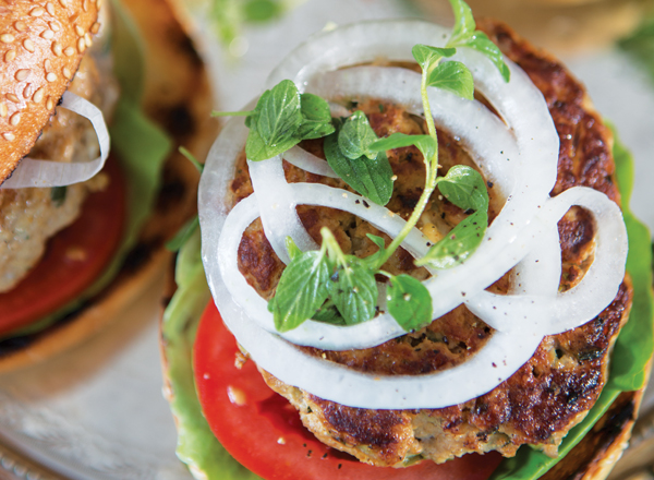 Chicken Avocado Burgers
