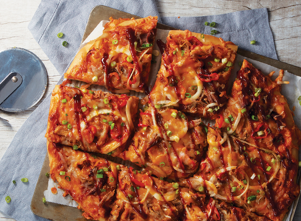 Barbecue Pork Pizza