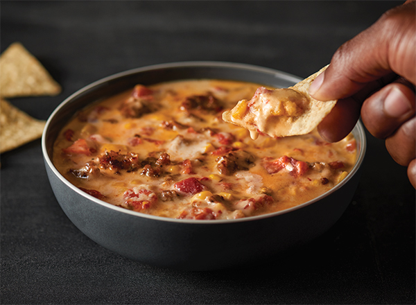 Spicy Sausage Queso Dip