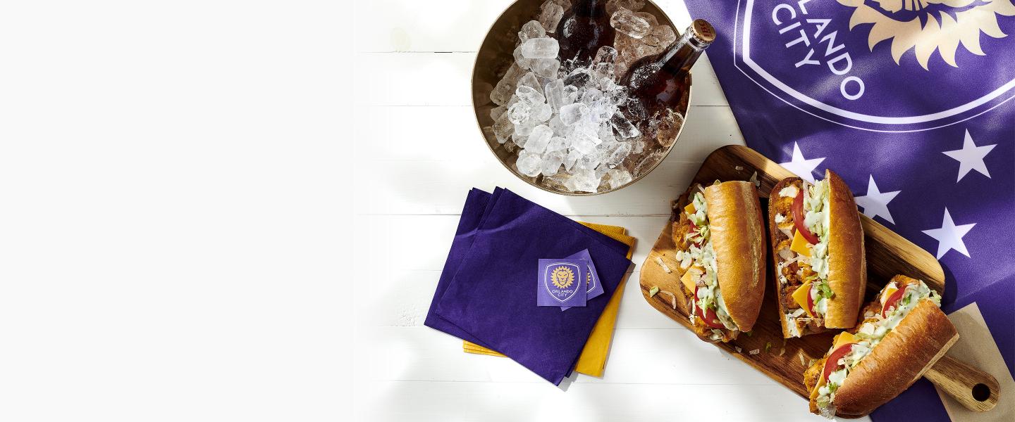 publix subs and orlando city swag