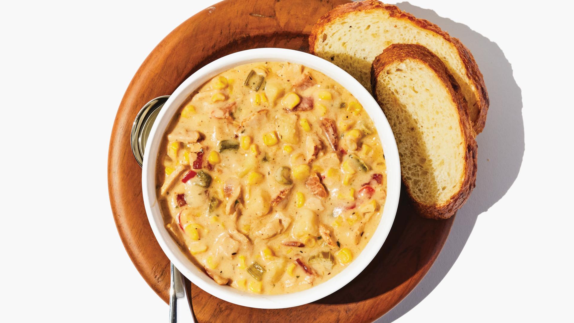 Leftover Turkey Corn Chowder