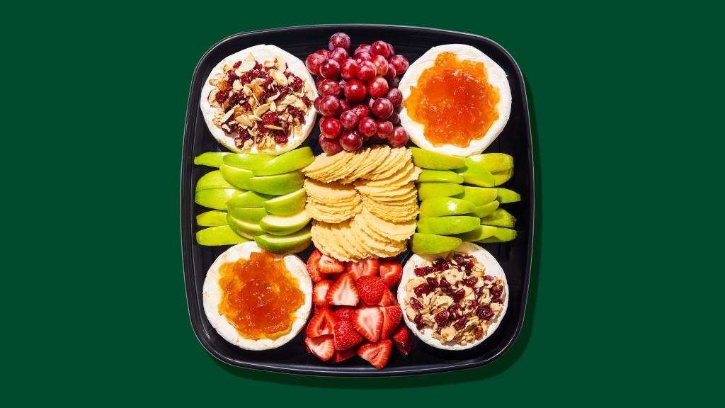 Jewel brie platter