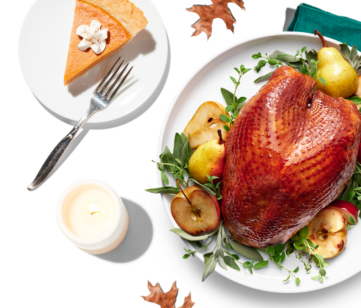 pastel de pavo y calabaza